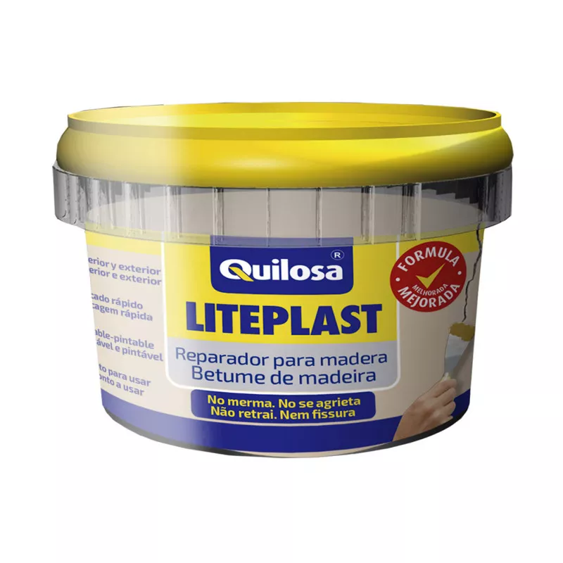 Liteplast maderade Quilosa .Pasta reparadora tarro 2520 ml.