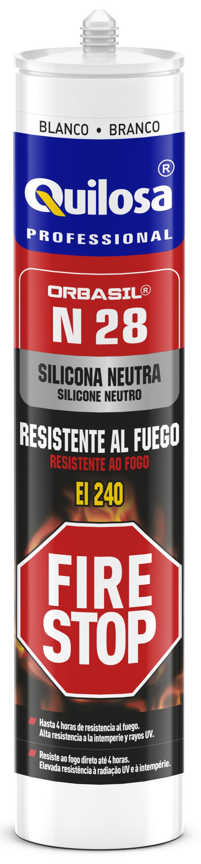 🥇 Silicona neutra oxina N-26 sanitario antimoho Quilosa Orbasil